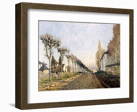 La route vue du chemin de Sèvres-Alfred Sisley-Framed Giclee Print