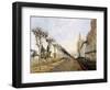 La route vue du chemin de Sèvres-Alfred Sisley-Framed Giclee Print