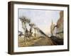 La route vue du chemin de Sèvres-Alfred Sisley-Framed Giclee Print