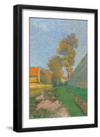 La Rue Alfred Brébion A Lagny-null-Framed Giclee Print