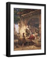 La Rue Bab-A-Zoun, Algiers-William Wyld-Framed Giclee Print