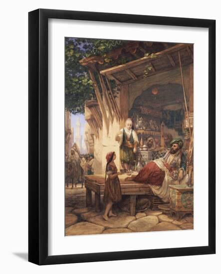 La Rue Bab-A-Zoun, Algiers-William Wyld-Framed Giclee Print