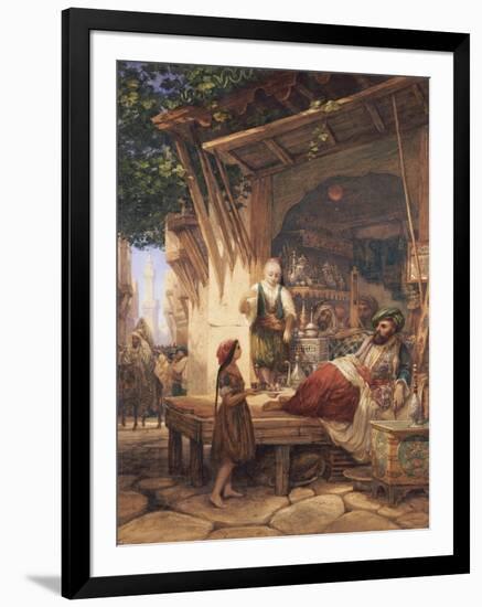 La Rue Bab-A-Zoun, Algiers-William Wyld-Framed Giclee Print