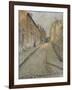 La rue Cortot à Montmartre, vue de la rue des Saules-Edouard Zawiski-Framed Giclee Print