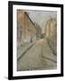 La rue Cortot à Montmartre, vue de la rue des Saules-Edouard Zawiski-Framed Giclee Print