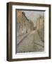 La rue Cortot à Montmartre, vue de la rue des Saules-Edouard Zawiski-Framed Giclee Print