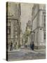 La rue Férou à l'angle de la rue de Vaugirard, 1907-Frédéric-Anatole Houbron-Stretched Canvas