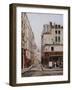 La rue Hautefeuille-Emmanuel Lansyer-Framed Giclee Print