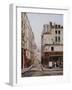 La rue Hautefeuille-Emmanuel Lansyer-Framed Giclee Print