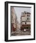 La rue Hautefeuille-Emmanuel Lansyer-Framed Giclee Print