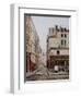 La rue Hautefeuille-Emmanuel Lansyer-Framed Giclee Print