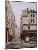 La rue Hautefeuille-Emmanuel Lansyer-Mounted Giclee Print