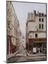 La rue Hautefeuille-Emmanuel Lansyer-Mounted Giclee Print