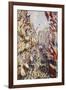 La Rue Montorgeuil Paris, c.1878-Claude Monet-Framed Giclee Print