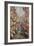 La Rue Montorgeuil, Paris, During the Celebrations of June 30, 1878-Claude Monet-Framed Giclee Print