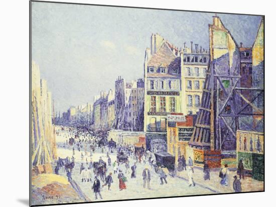 La Rue Reaumur, 1897-Maximilien Luce-Mounted Giclee Print