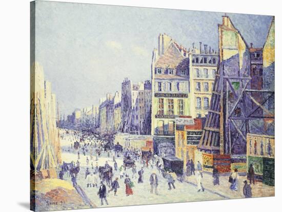 La Rue Reaumur, 1897-Maximilien Luce-Stretched Canvas