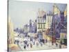La Rue Reaumur, 1897-Maximilien Luce-Stretched Canvas