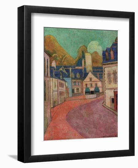 La Rue Rose a Pont-Aven, 1892-Emile Bernard-Framed Giclee Print