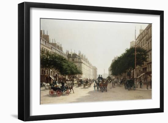 La Rue Royale, Paris, France-Edmond-Georges Grandjean-Framed Giclee Print