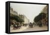 La Rue Royale, Paris, France-Edmond-Georges Grandjean-Framed Stretched Canvas