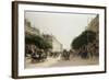 La Rue Royale, Paris, France-Edmond-Georges Grandjean-Framed Giclee Print