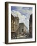 La rue Saint-Honoré et l'église Saint-Roch. Huile sur toile. Paris, musée Carnavalet-SMingasson de Martineau-Framed Giclee Print