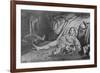 'La Rue Transnonian', 1834-Honore Daumier-Framed Giclee Print