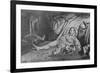 'La Rue Transnonian', 1834-Honore Daumier-Framed Giclee Print