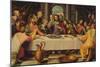 'La Sagrada Cena', (he Last Supper), 1562, (c1934)-Juan De juanes-Mounted Giclee Print