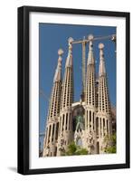La Sagrada Familia by Antoni Gaudi, Barcelona, Spain-Sergio Pitamitz-Framed Photographic Print