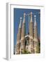 La Sagrada Familia by Antoni Gaudi, Barcelona, Spain-Sergio Pitamitz-Framed Photographic Print