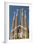 La Sagrada Familia by Antoni Gaudi, Barcelona, Spain-Sergio Pitamitz-Framed Photographic Print