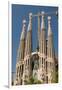 La Sagrada Familia by Antoni Gaudi, Barcelona, Spain-Sergio Pitamitz-Framed Photographic Print