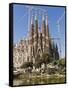 La Sagrada Familia by Antoni Gaudi, UNESCO World Heritage Site, Barcelona, Catalonia, Spain, Europe-Sergio Pitamitz-Framed Stretched Canvas