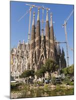 La Sagrada Familia by Antoni Gaudi, UNESCO World Heritage Site, Barcelona, Catalonia, Spain, Europe-Sergio Pitamitz-Mounted Photographic Print