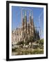 La Sagrada Familia by Antoni Gaudi, UNESCO World Heritage Site, Barcelona, Catalonia, Spain, Europe-Sergio Pitamitz-Framed Photographic Print