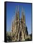 La Sagrada Familia, Gaudi Cathedral, Barcelona, Catalonia (Cataluna) (Catalunya), Spain, Europe-Adina Tovy-Framed Stretched Canvas