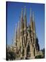 La Sagrada Familia, Gaudi Cathedral, Barcelona, Catalonia (Cataluna) (Catalunya), Spain, Europe-Adina Tovy-Stretched Canvas