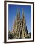 La Sagrada Familia, Gaudi Cathedral, Barcelona, Catalonia (Cataluna) (Catalunya), Spain, Europe-Adina Tovy-Framed Photographic Print