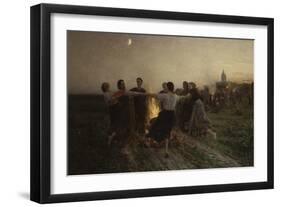 La Saint-Jean, 1875-Jules Breton-Framed Giclee Print