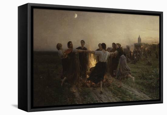 La Saint-Jean, 1875-Jules Breton-Framed Stretched Canvas