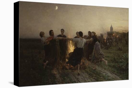 La Saint-Jean, 1875-Jules Breton-Stretched Canvas