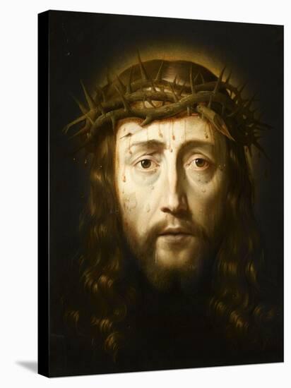 La Sainte Face couronnée d'épines-Philippe De Champaigne-Stretched Canvas