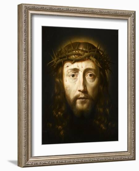 La Sainte Face couronnée d'épines-Philippe De Champaigne-Framed Giclee Print