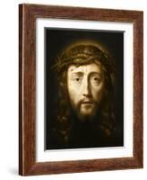 La Sainte Face couronnée d'épines-Philippe De Champaigne-Framed Giclee Print