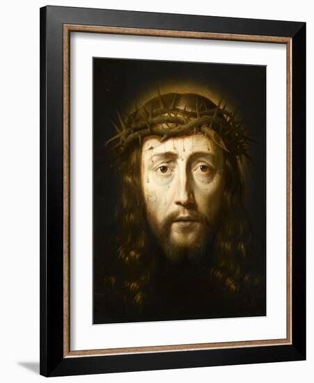 La Sainte Face couronnée d'épines-Philippe De Champaigne-Framed Giclee Print