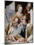 La Sainte Famille au chat-Federico Barocci-Mounted Giclee Print