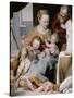 La Sainte Famille au chat-Federico Barocci-Stretched Canvas
