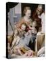 La Sainte Famille au chat-Federico Barocci-Stretched Canvas
